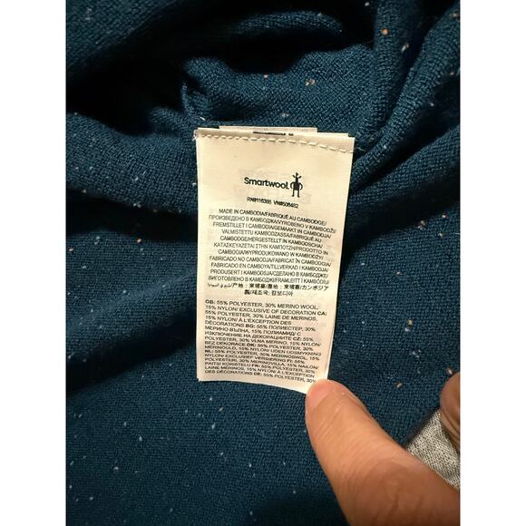 Smartwool Shadow Pine Sweater In Twilight Blue Women’s Size L - Picture 4 of 7